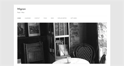 Desktop Screenshot of mignonla.com