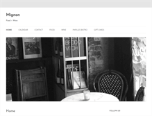 Tablet Screenshot of mignonla.com